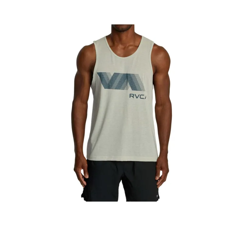 RVCA Tank Tops Men's Chalk Gray-0