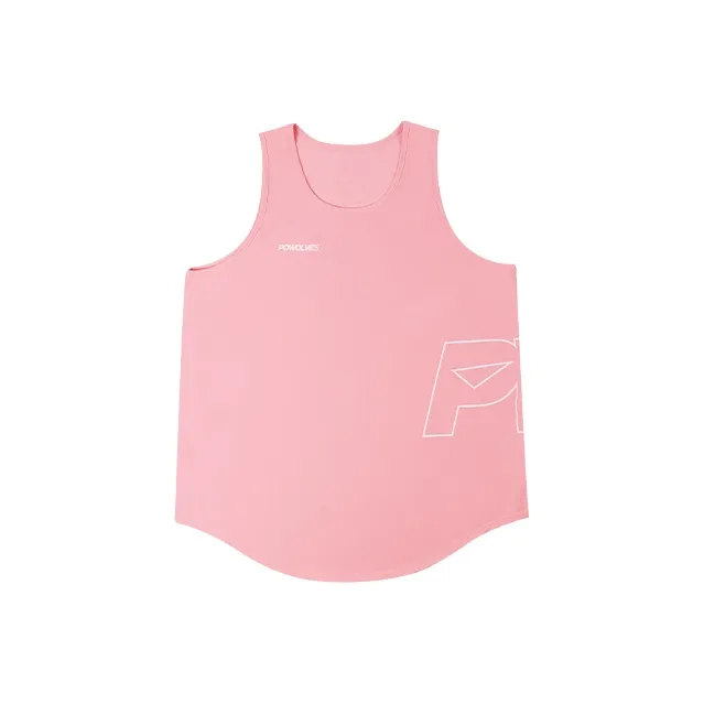 Powolves Tank Tops Unisex Pink-0