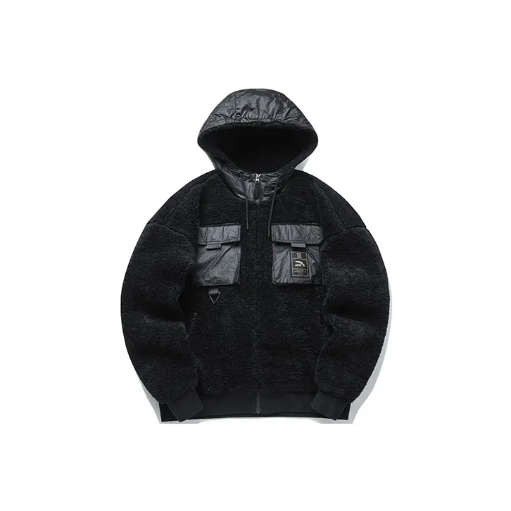 Anta Life Collection Jacket Unisex Black-0