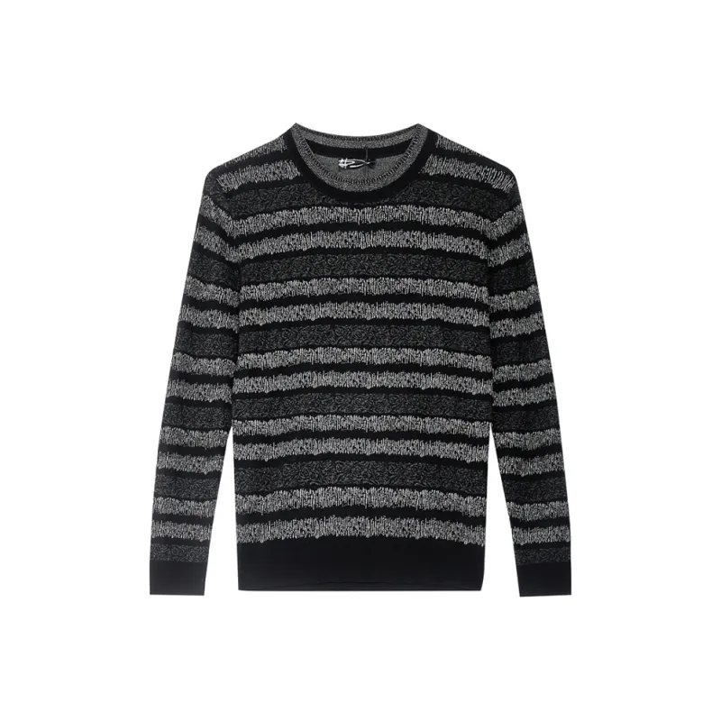 ANDREW MACKENZIE FW24 Knitwear Men's Black Gray-0