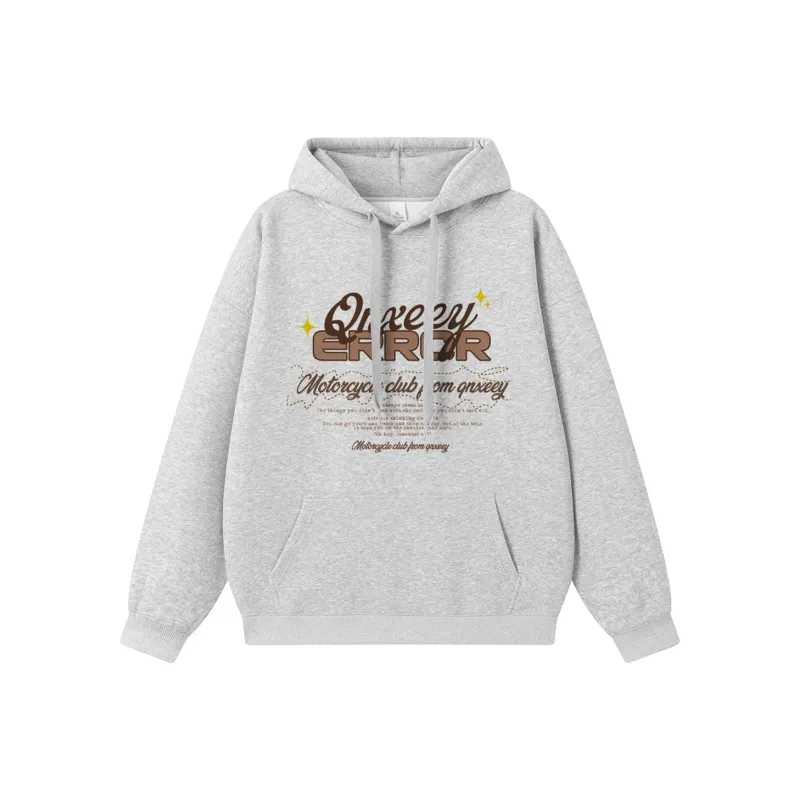 Qnxeey Sweatshirt Unisex Burgundy-8