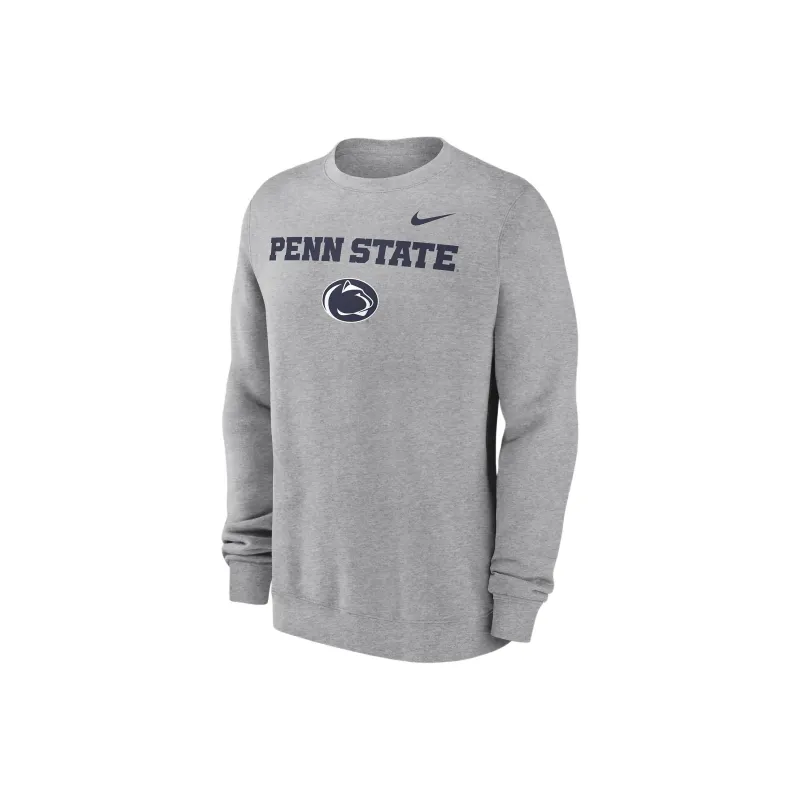 Nike Penn State Nittany Lions Primetime Primary Stack Men's Nike College Pullover Crew-0