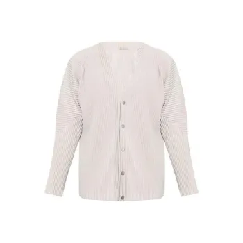 Homme Plissé Issey Miyake Pleated V neck Jacket