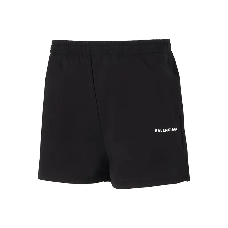 Balenciaga Casual Shorts Men's Black-2
