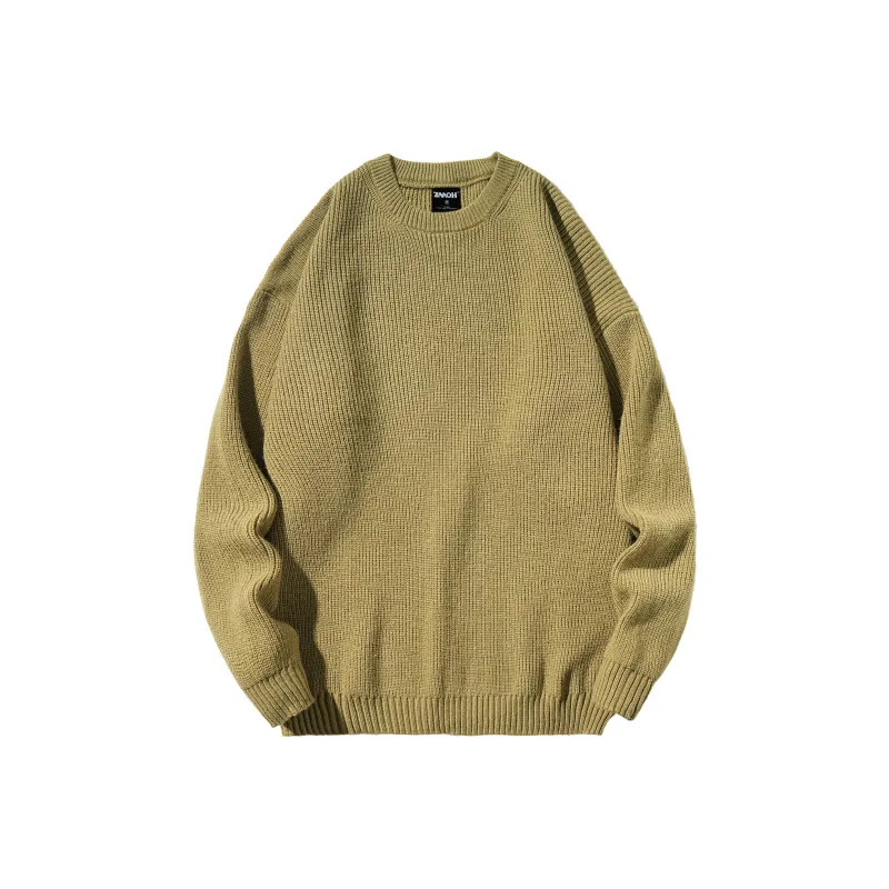 ZMOH Crew Neck Sweater Unisex Couple's-4