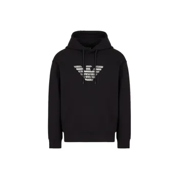 EMPORIO ARMANI Logo embroidered Hoodie
