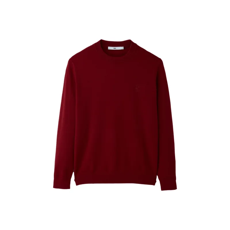 HLA Knitwear Men Dark Red W7-0