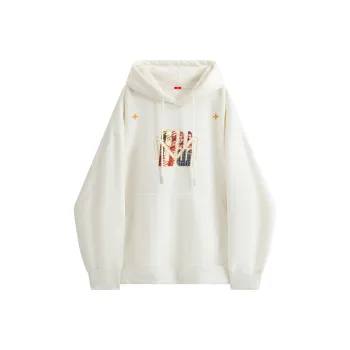 MIIOW Trend Party Series Sweatshirt Unisex White