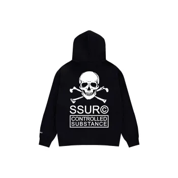 SSUR Sweatshirt Unisex Cyan Black Comes With T Shirt