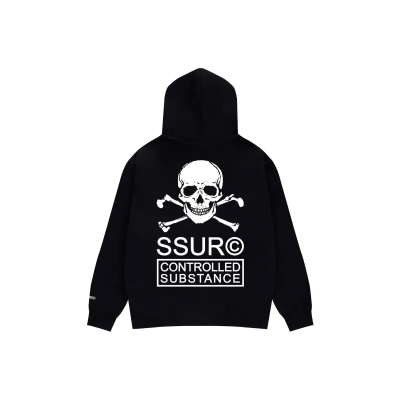 SSUR Sweatshirt Unisex Cyan Black Comes With T Shirt-0
