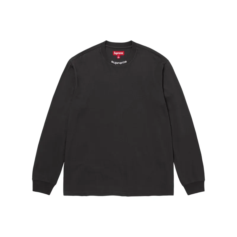 Supreme Embroidered Collar L/S Top-1
