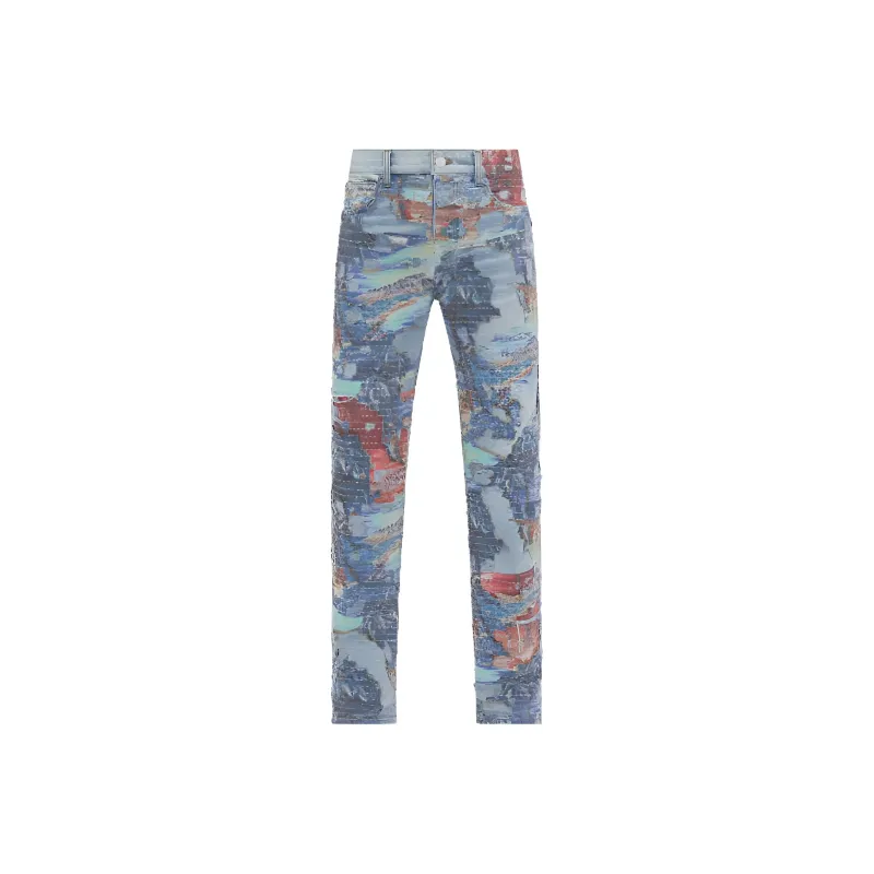 AMIRI Aloha Boro Distressed Jeans-5