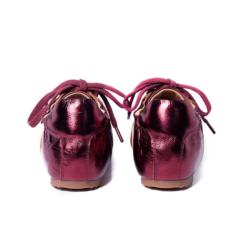 VCA Abrasion Resistant, Breathable, Moisture Wicking, Lightweight Coverage Low Top Casual Shoes Women's Burgundy-4
