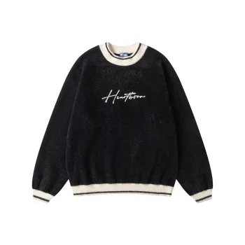 Heartboon Sweaters Unisex Black