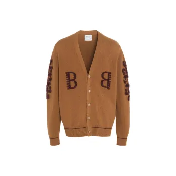 Barrie 3D knit Cashmere Cardigan