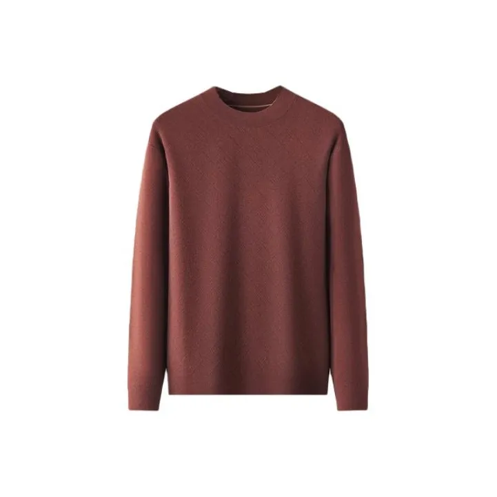 Red Bean Warm Thickened Sweater Men's-2