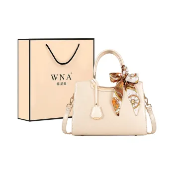 Vigno Synthetic Leather Handbag, One Shoulder, Crossbody Bag Regular Women's White