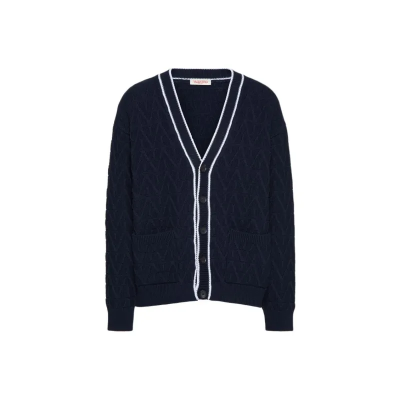 Valentino FW24 Knitwear Men's Marine Blue-0