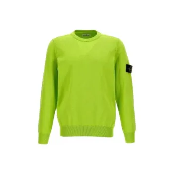 STONE ISLAND Logo Patch Crewneck Sweatshirt