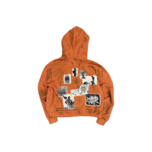 Undermycar FW24 오렌지 남성 맨투맨