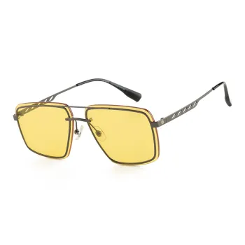 NAVIGARE Plate Frame Aviator Sunglasses Unisex