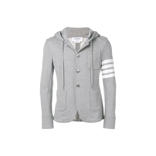 THOM BROWNE Jackets Men Gray
