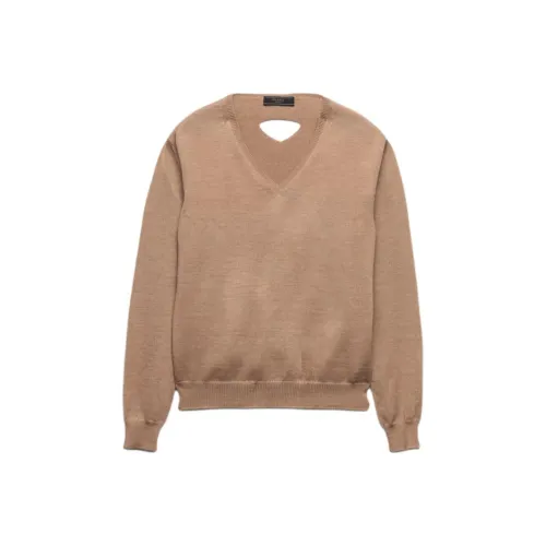 PRADA Sweaters Men Camel