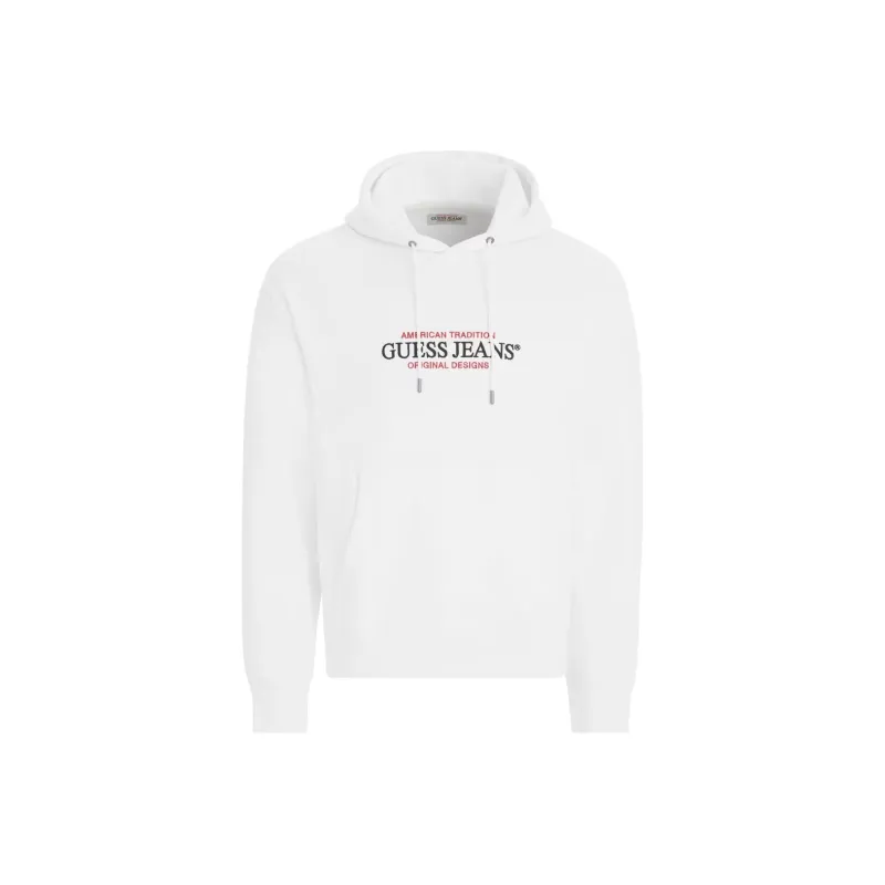 GUESS Sweatshirts Men White-0