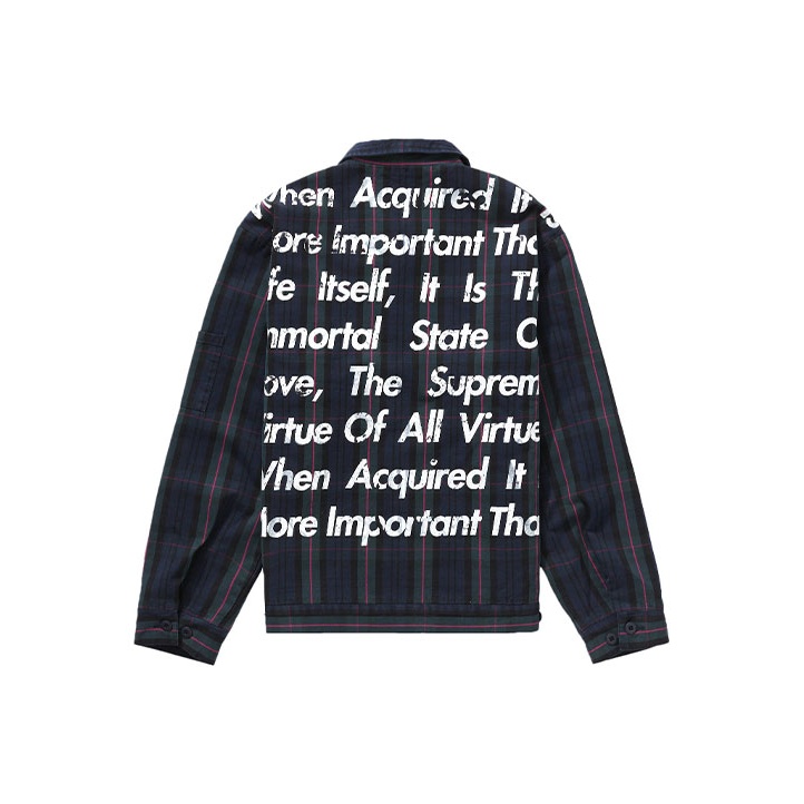Supreme Text Work Jacket