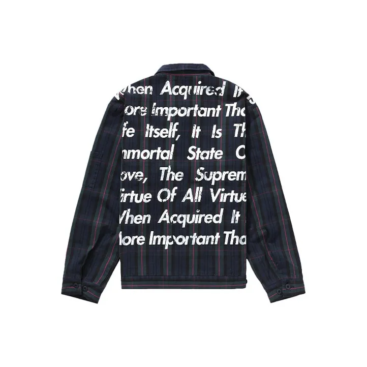 Supreme Junya Watanabe Cdg Man Printed Work Jacket-4