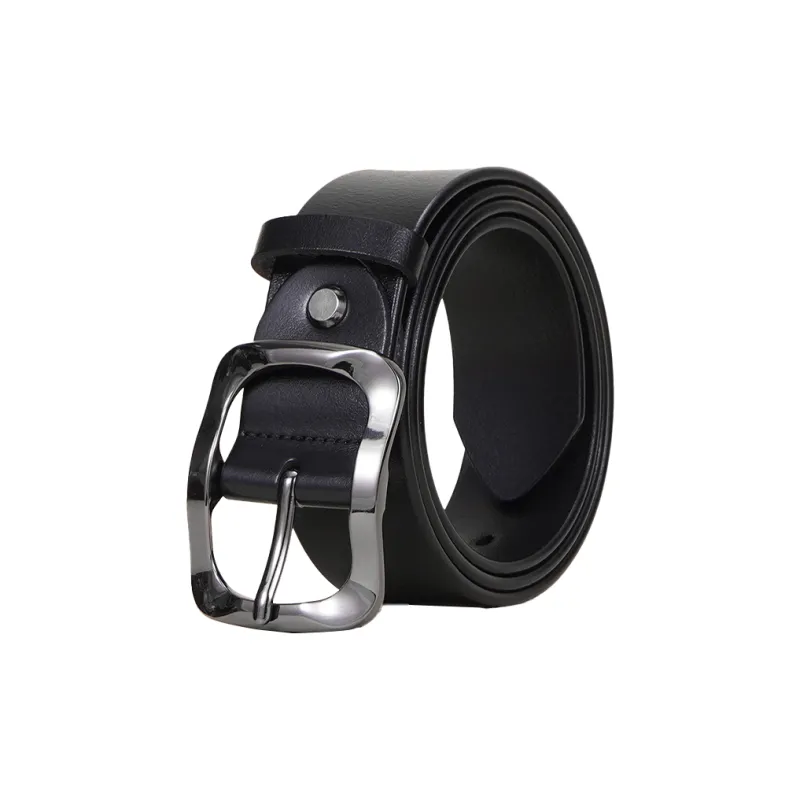 YUZHAOLIN Cow Leather Belts Unisex Width 3.3CM-1
