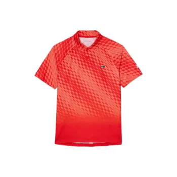 LACOSTE Djokovic Collaboration Polo Shirts Men Red