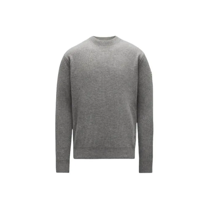 Moncler Sweaters Men Gray-0