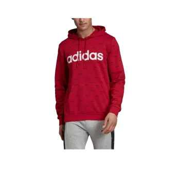 Adidas LINEAR GRAPHIC HOODIE Sweatshirt Men's Chestnut