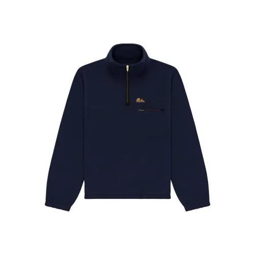 AIME LEON DORE Unisphere Quarter Zip Fleece Pullover