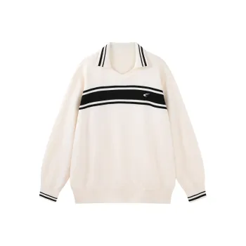 MATCHA STORY College Series Sweater Unisex Ecru
