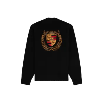 AIME LEON DORE X Porsche 993 Turbo Wreath Full Zip Sweater