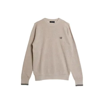 FRED PERRY Waffle-stitch Sweater