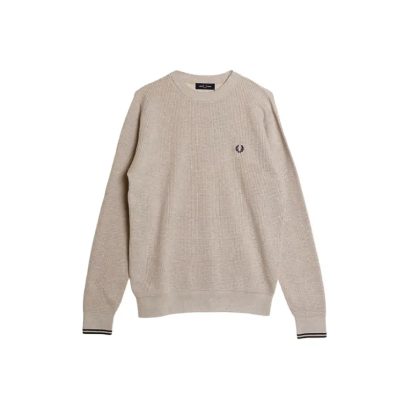 FRED PERRY Waffle-stitch Sweater-0