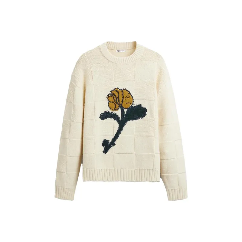 ZARA Sweaters Men White-0