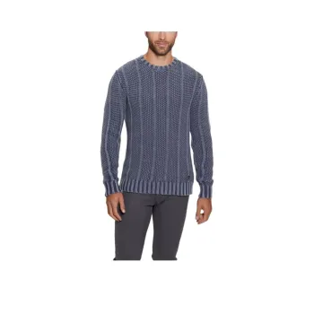 GUESS Sweaters Men Gray Blue