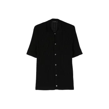 Tagliatore Jesse Knitted Cotton Shirt
