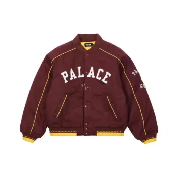PALACE Goats Varsity Jacket 'Burgundy'
