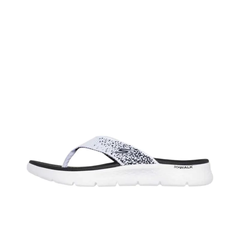 Skechers Go Walk Fle Quiet Flip Flops Women's White-0