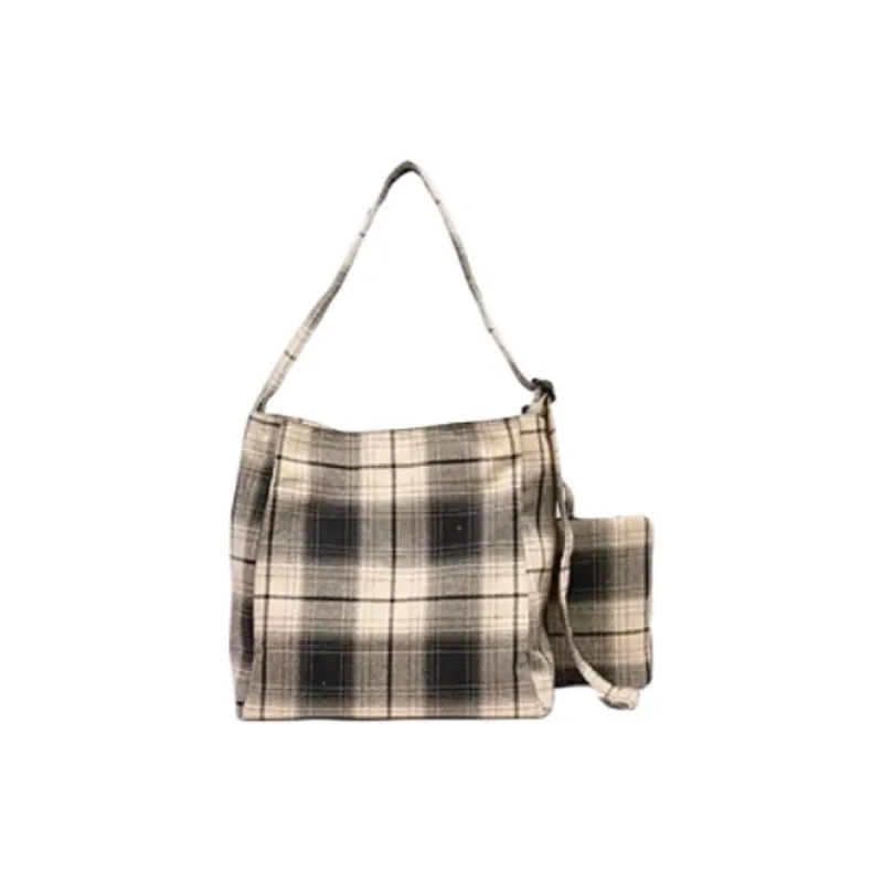 Three Blessings Fabric Crossbody Bag, Shoulder Bag Women's Black/Gray-11
