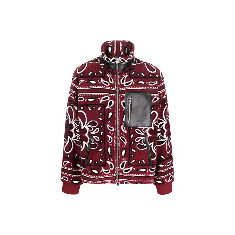 AMIRI Bandana Fleece Jacket-0