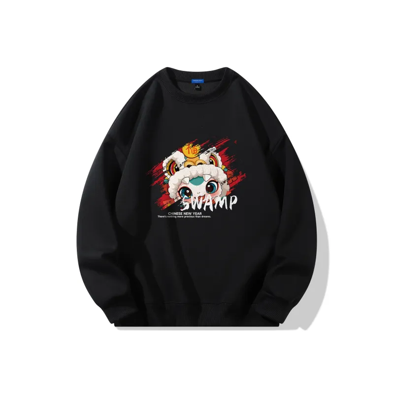 SWAMP AREA Sweatshirt Unisex Burgundy-3