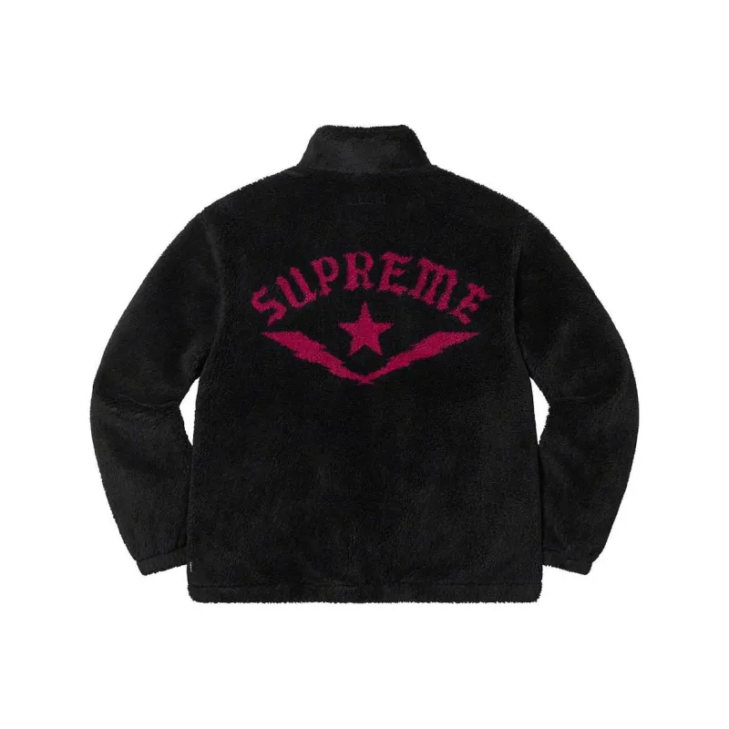 Supreme Star Fleece Jacket-4