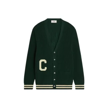 CELINE College Cardigan In Cotton
