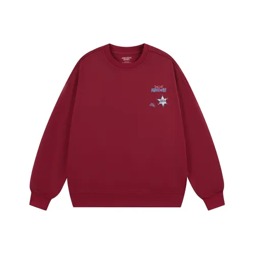 AFTER SCHOOL SPECIAL Sweatshirt Unisex Dark Green Dark Red